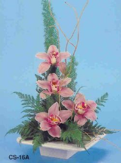  Sakarya 14 ubat sevgililer gn iek  vazoda 4 adet orkide 
