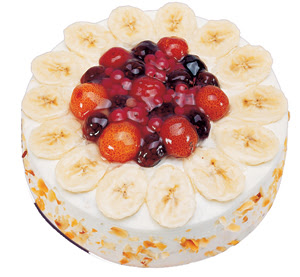 Meyvali 4 ile 6 kisilik yas pasta leziz  Sakarya iek online iek siparii 