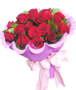 12 adet kırmızı gülden görsel buket  Sakarya çiçek mağazası , çiçekçi adresleri 