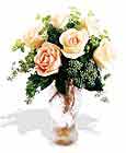  Sakarya kaliteli taze ve ucuz çiçekler  6 adet sari gül ve cam vazo