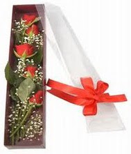 kutu içinde 5 adet kirmizi gül  Sakarya online çiçekçi , çiçek siparişi 