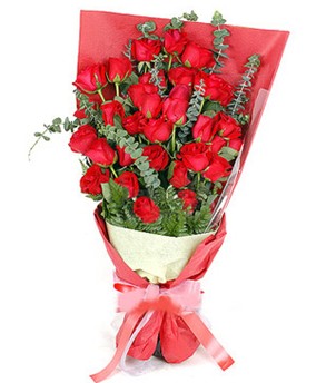  Sakarya uluslararası çiçek gönderme  37 adet kırmızı güllerden buket
